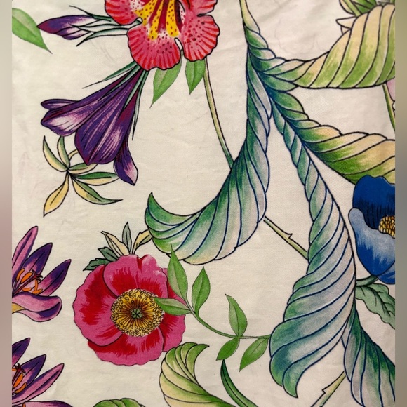 Ann Taylor Factory Women Floral Pencil Skirt Lined Back Zip Office Casual Sz 10P - Picture 3 of 6